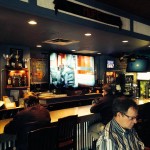 90" Flatscreen at Pluckers Wing and Crab Shack in Burlington